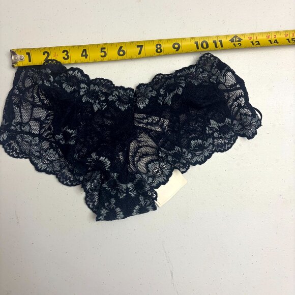 Women’s Lace Low Rise Boyshort Panty Set – 3 Pack (Wine, Hot Pink, Black) – NWT - Picture 6 of 8